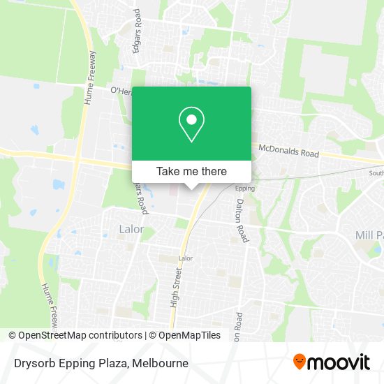 Drysorb Epping Plaza map