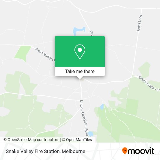 Snake Valley Fire Station map