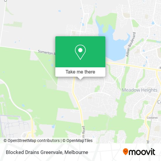 Blocked Drains Greenvale map