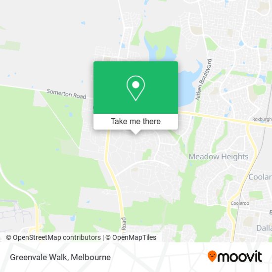 Greenvale Walk map