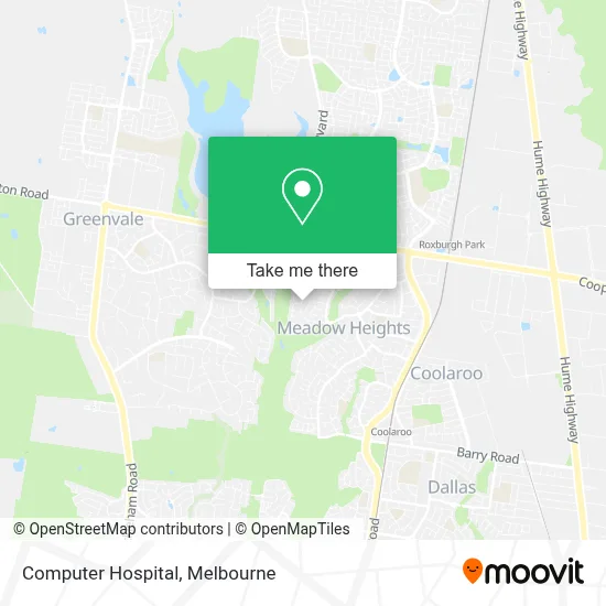 Mapa Computer Hospital