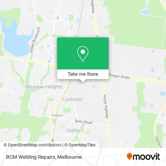 BCM Welding Repairs map