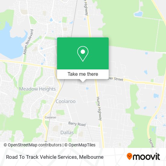 Road To Track Vehicle Services map
