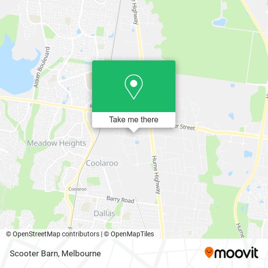 Scooter Barn map