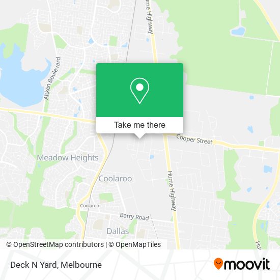 How to get to Deck N Yard in Campbellfield by bus or train?