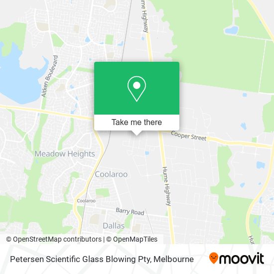 Petersen Scientific Glass Blowing Pty map