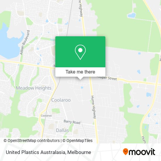 United Plastics Australasia map