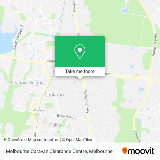 Melbourne Caravan Clearance Centre map