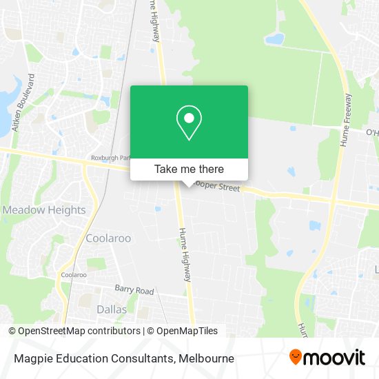 Magpie Education Consultants map