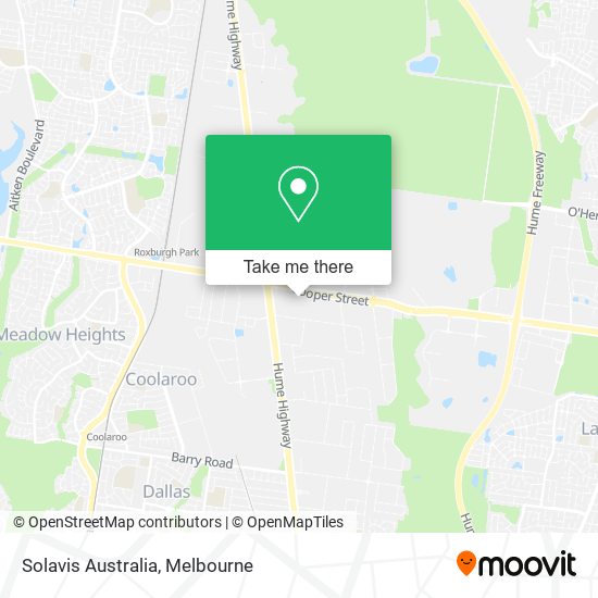 Solavis Australia map