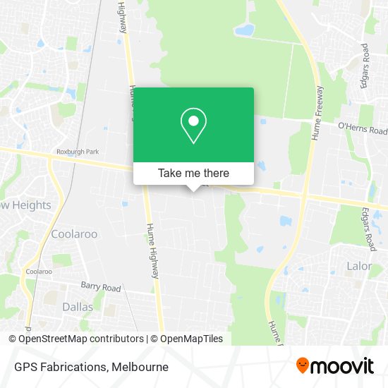 GPS Fabrications map