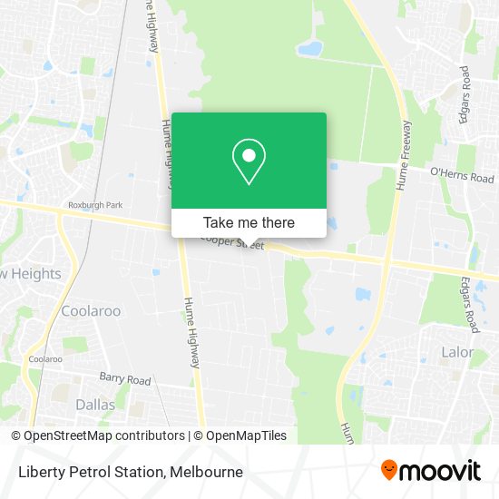 Liberty Petrol Station map
