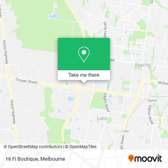 Hi Fi Boutique map