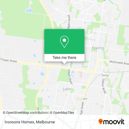 Ironsons Homes map