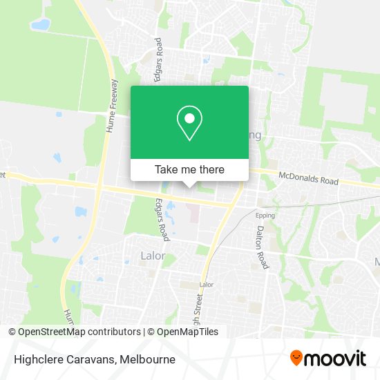 Highclere Caravans map