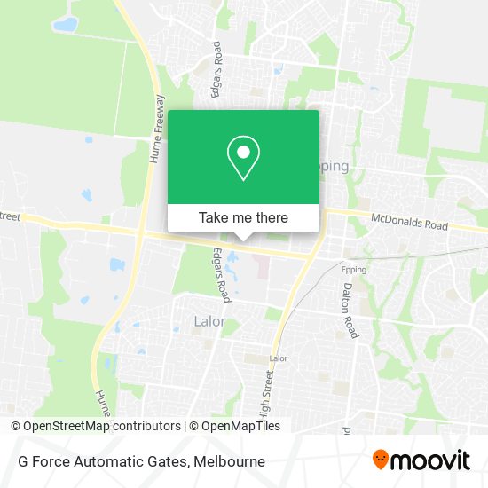G Force Automatic Gates map