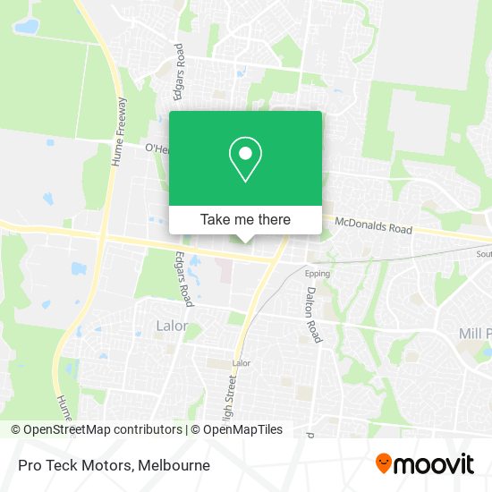 Pro Teck Motors map