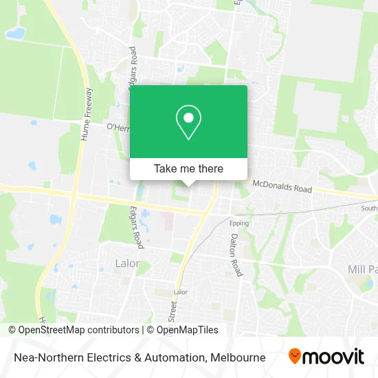 Mapa Nea-Northern Electrics & Automation