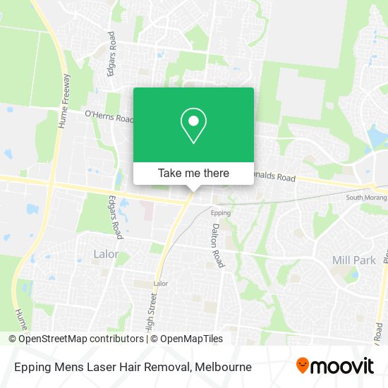 Epping Mens Laser Hair Removal map