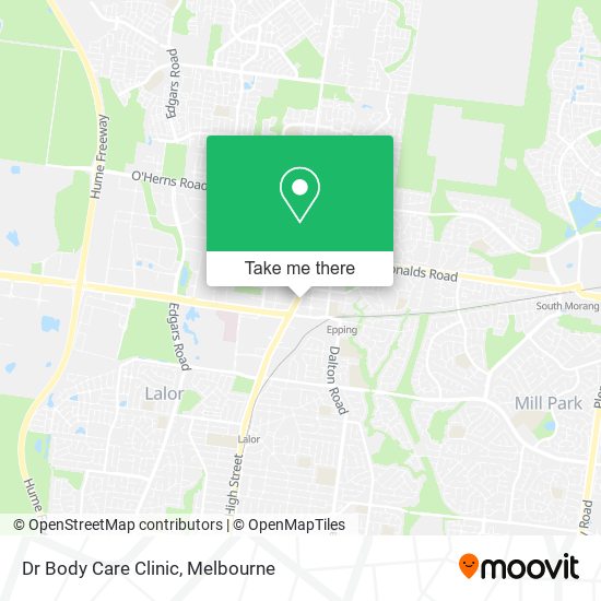 Dr Body Care Clinic map