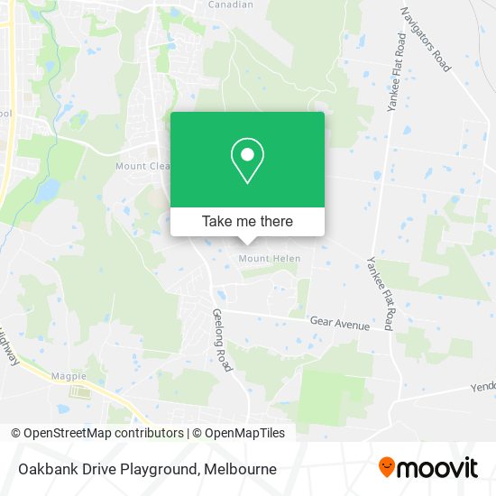 Oakbank Drive Playground map