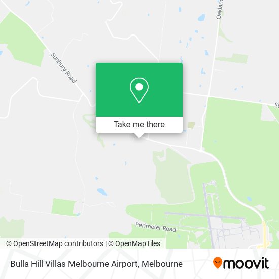 Bulla Hill Villas Melbourne Airport map
