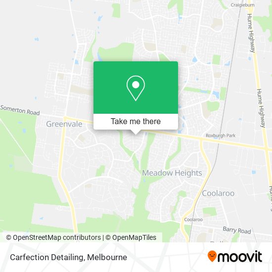 Carfection Detailing map