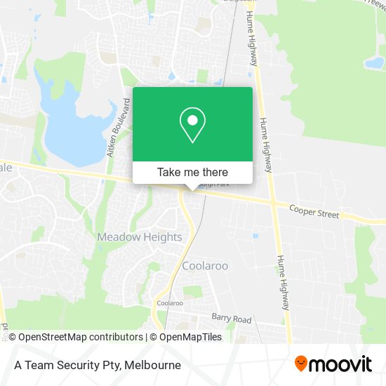 A Team Security Pty map