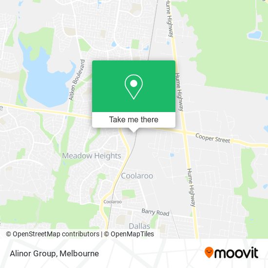 Alinor Group map