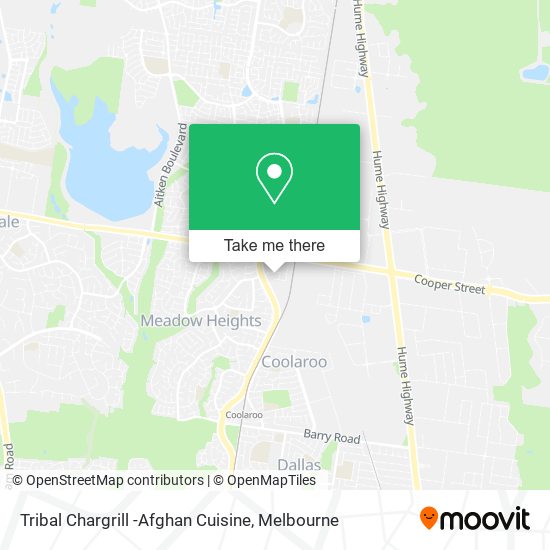 Tribal Chargrill -Afghan Cuisine map