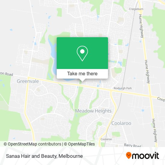 Sanaa Hair and Beauty map