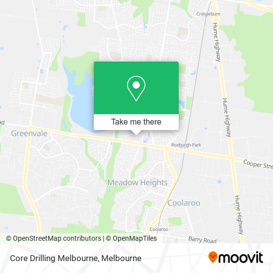 Mapa Core Drilling Melbourne