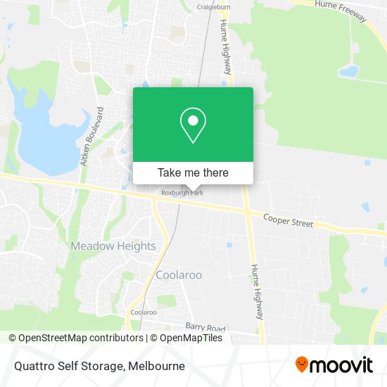 Quattro Self Storage map