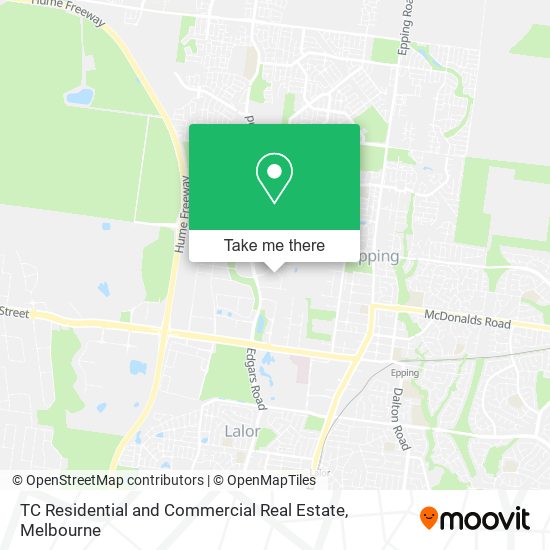 TC Residential and Commercial Real Estate map