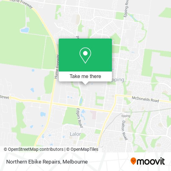 Northern Ebike Repairs map