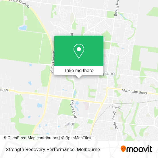 Mapa Strength Recovery Performance