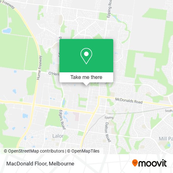 MacDonald Floor map