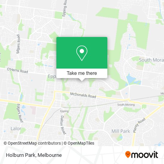 Holburn Park map