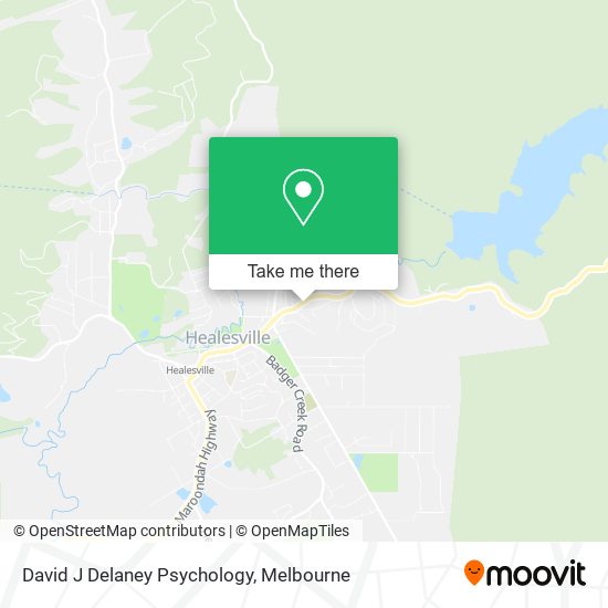 David J Delaney Psychology map