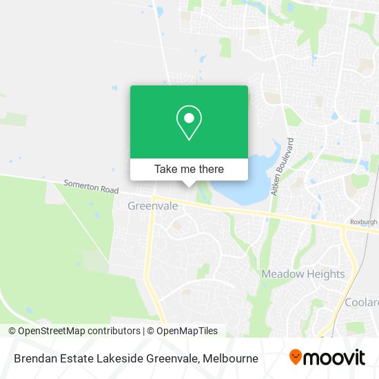Brendan Estate Lakeside Greenvale map