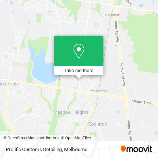 Prolific Customs Detailing map
