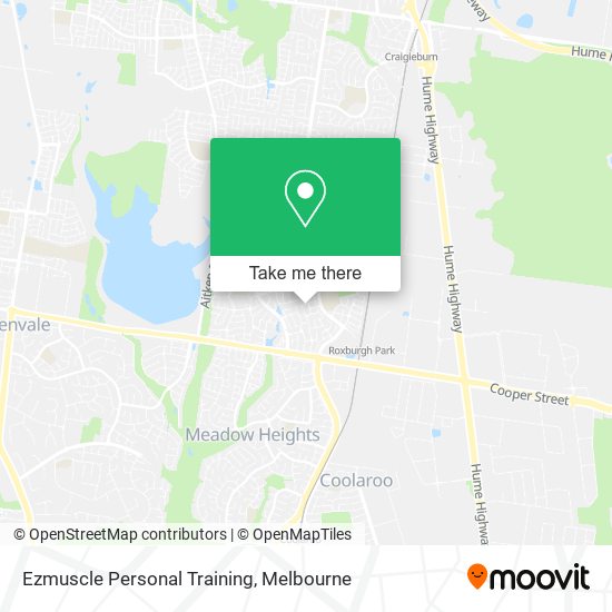 Ezmuscle Personal Training map