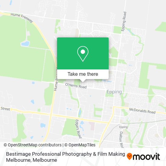 Bestimage Professional Photography & Film Making Melbourne map