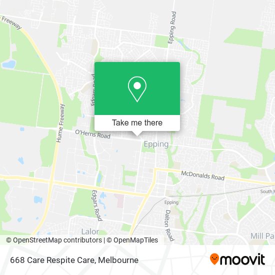 668 Care Respite Care map