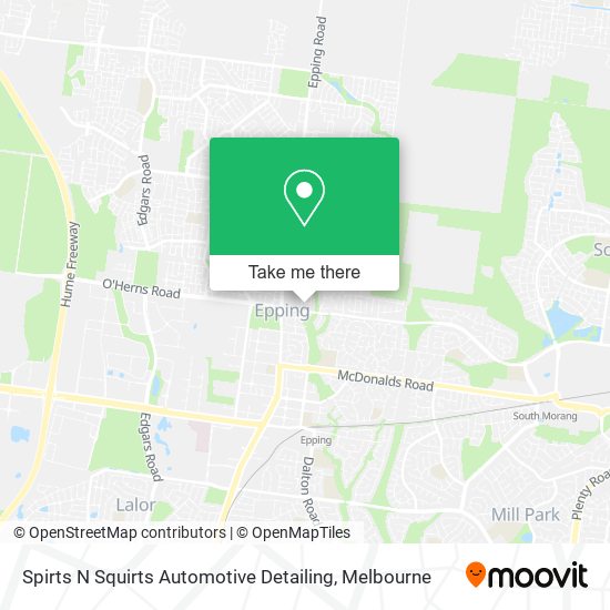 Spirts N Squirts Automotive Detailing map