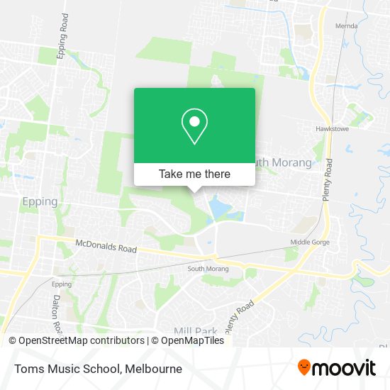 Toms Music School map