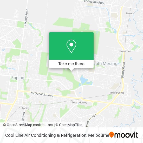 Cool Line Air Conditioning & Refrigeration map