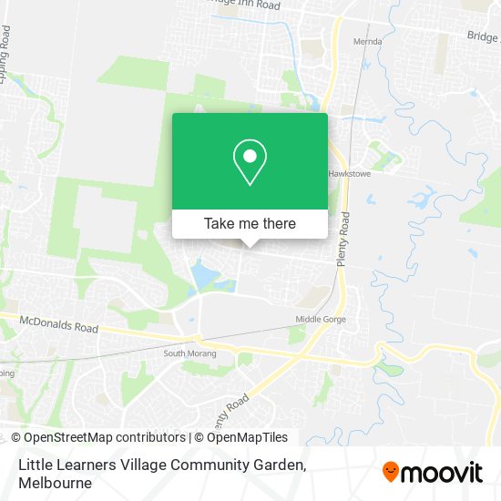 Little Learners Village Community Garden map