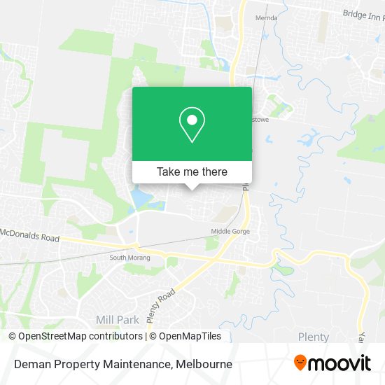 Deman Property Maintenance map