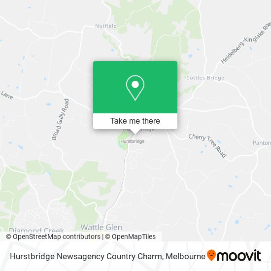 Hurstbridge Newsagency Country Charm map
